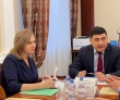 Ирина Жалонкина  приняла участие в рабочей встрече в Омске